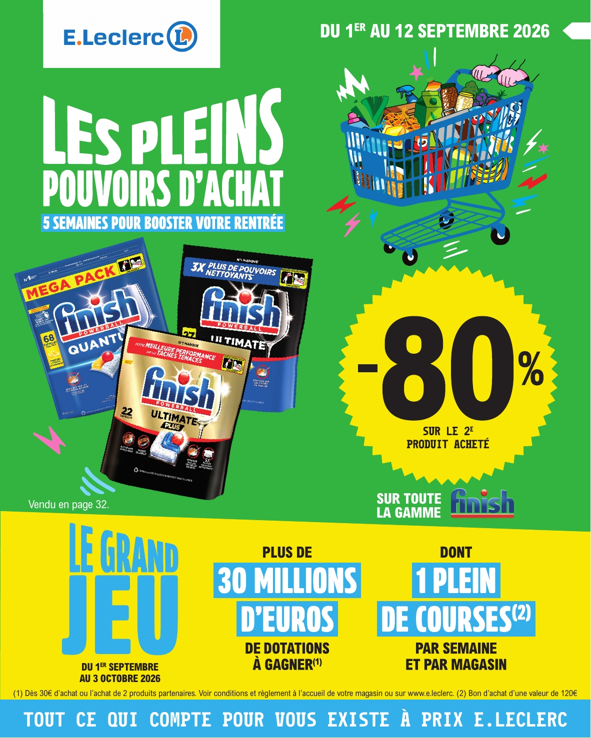 e-leclerc - Flyer E.Leclerc - Le goûter fait sa rentrée pour la semaine prochaine du du mardi 01/09/2026 au du samedi 12/09/2026