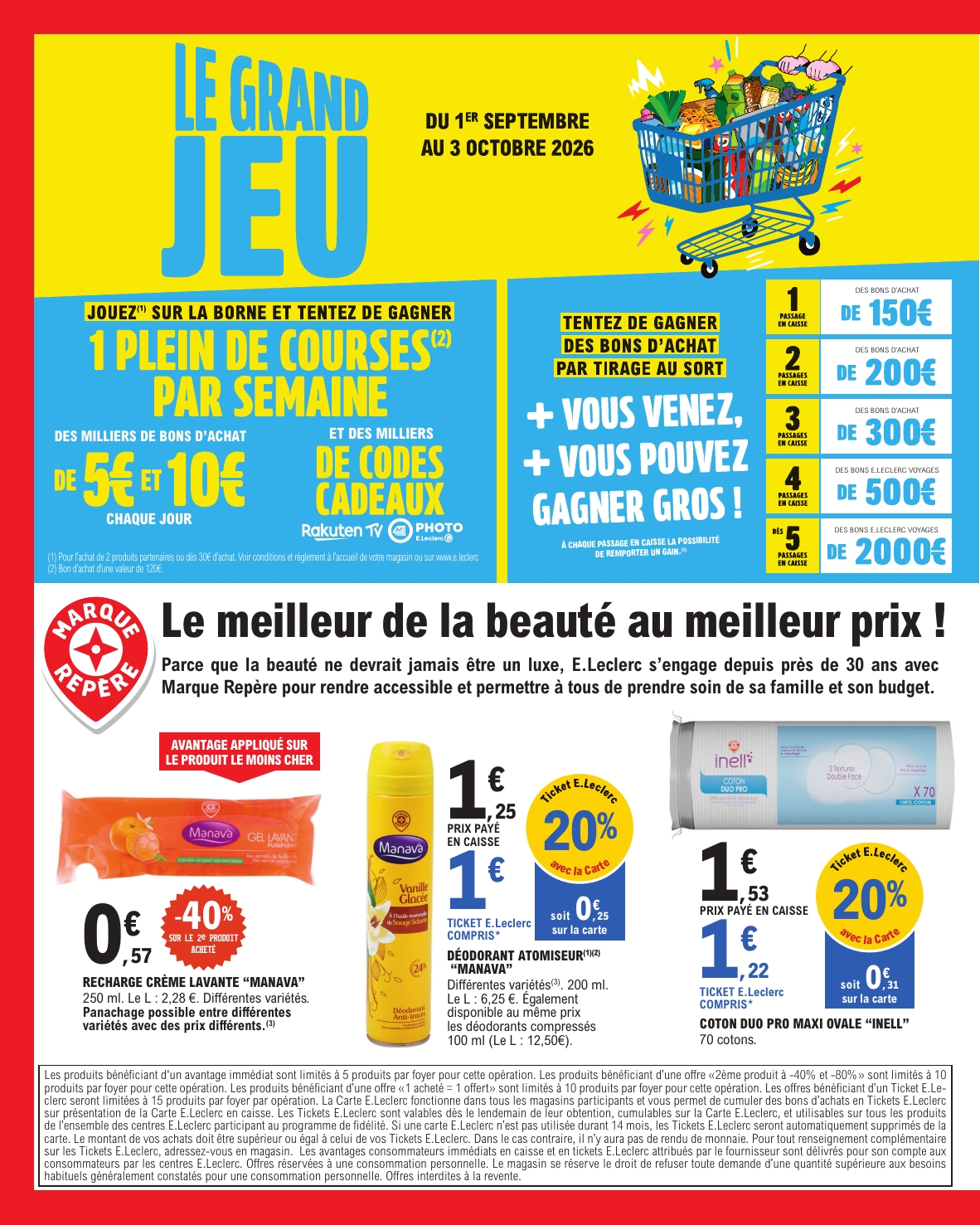e-leclerc - Flyer E.Leclerc - Beauté d'automne pour la semaine prochaine du du mardi 01/09/2026 au du samedi 12/09/2026 - page: 2