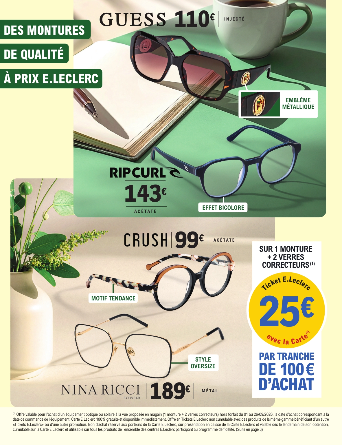e-leclerc - Flyer E.Leclerc - Opti'Days de la rentrée pour la semaine prochaine du du mardi 01/09/2026 au du samedi 26/09/2026 - page: 2