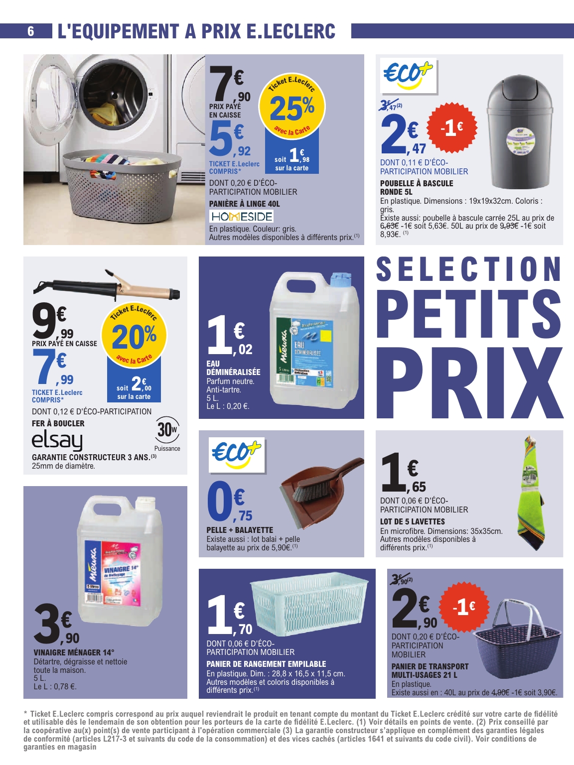 e-leclerc - Flyer E.Leclerc - Petits prix pour la semaine prochaine du du mardi 08/09/2026 au du samedi 19/09/2026 - page: 6