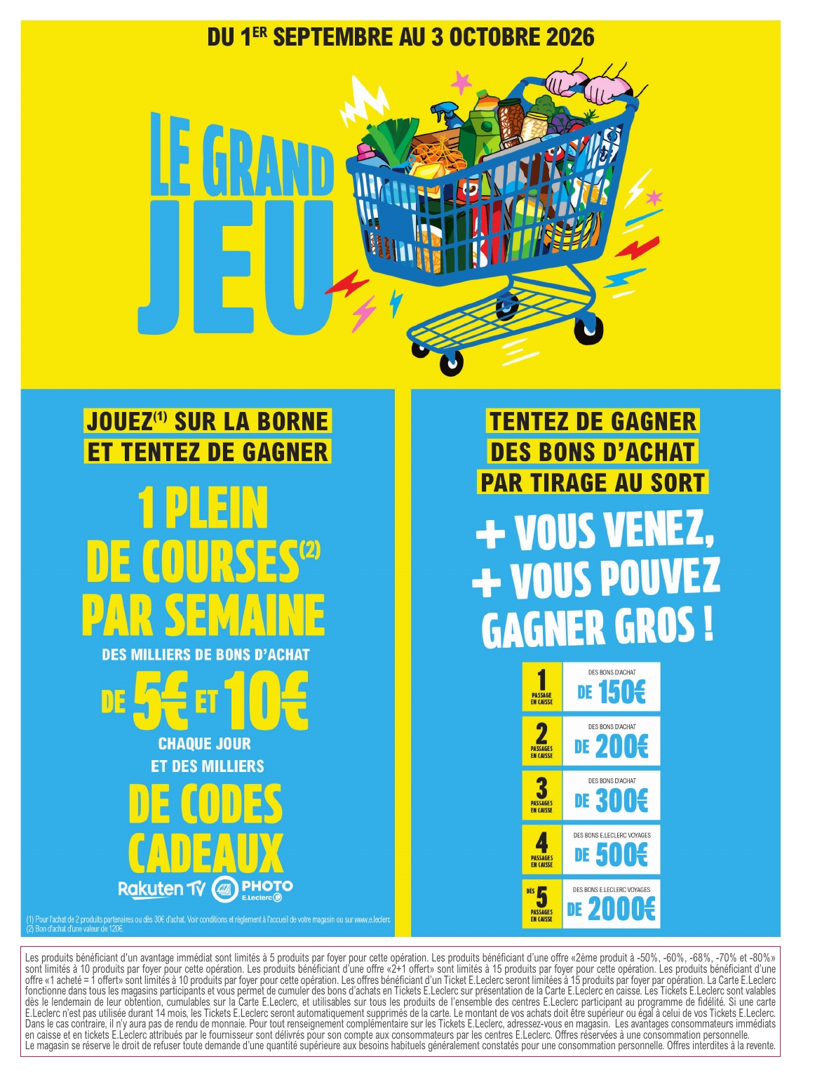 e-leclerc - Flyer E.Leclerc - Express pour la semaine prochaine du du mardi 08/09/2026 au du samedi 19/09/2026 - page: 2