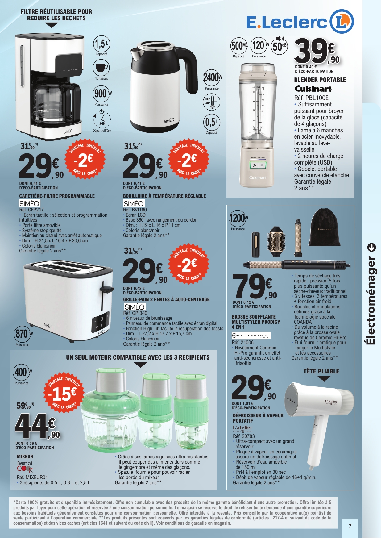 e-leclerc - Current E.Leclerc - Bons plans de septembre leaflet valid from du mardi 08/09/2026 to du samedi 19/09/2026 - page: 7