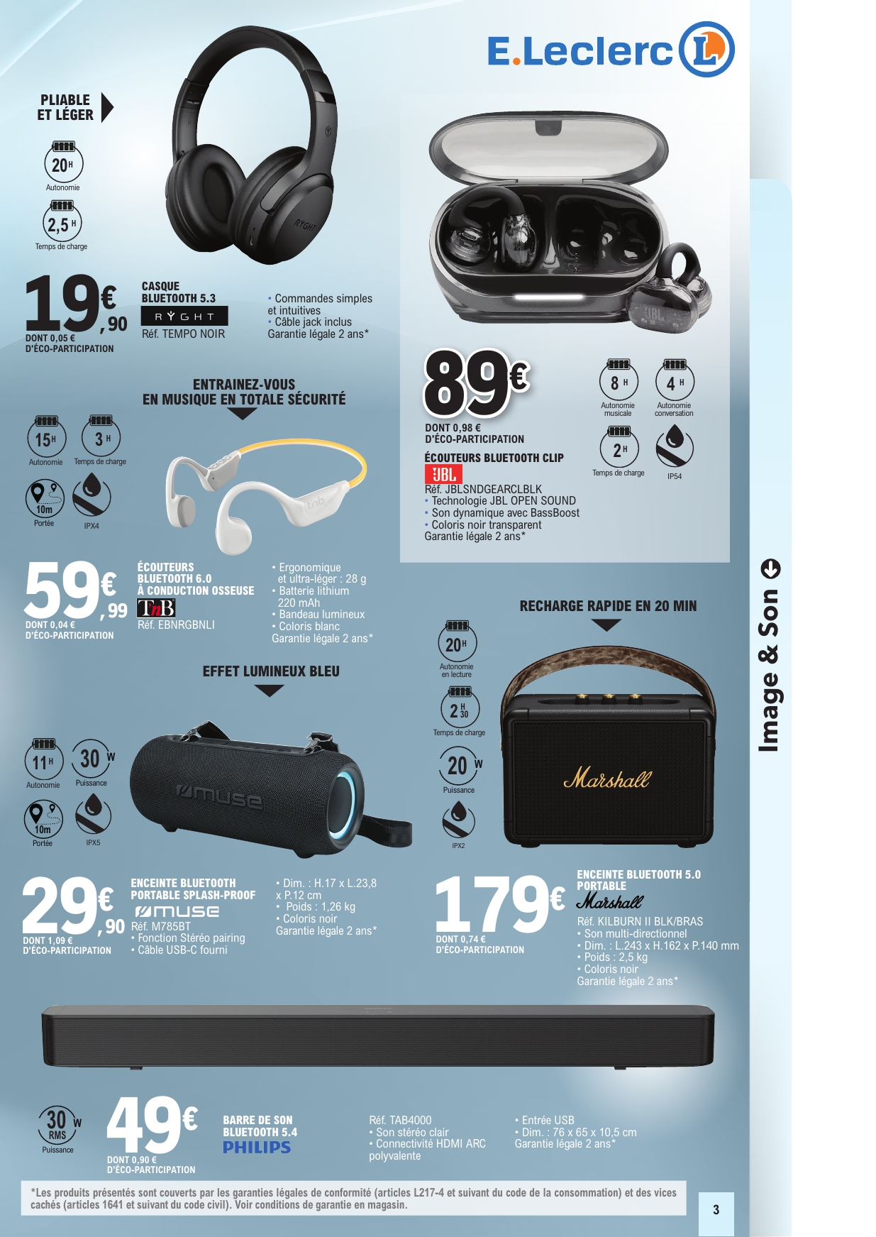 e-leclerc - Current E.Leclerc - Bons plans de septembre leaflet valid from du mardi 08/09/2026 to du samedi 19/09/2026 - page: 3