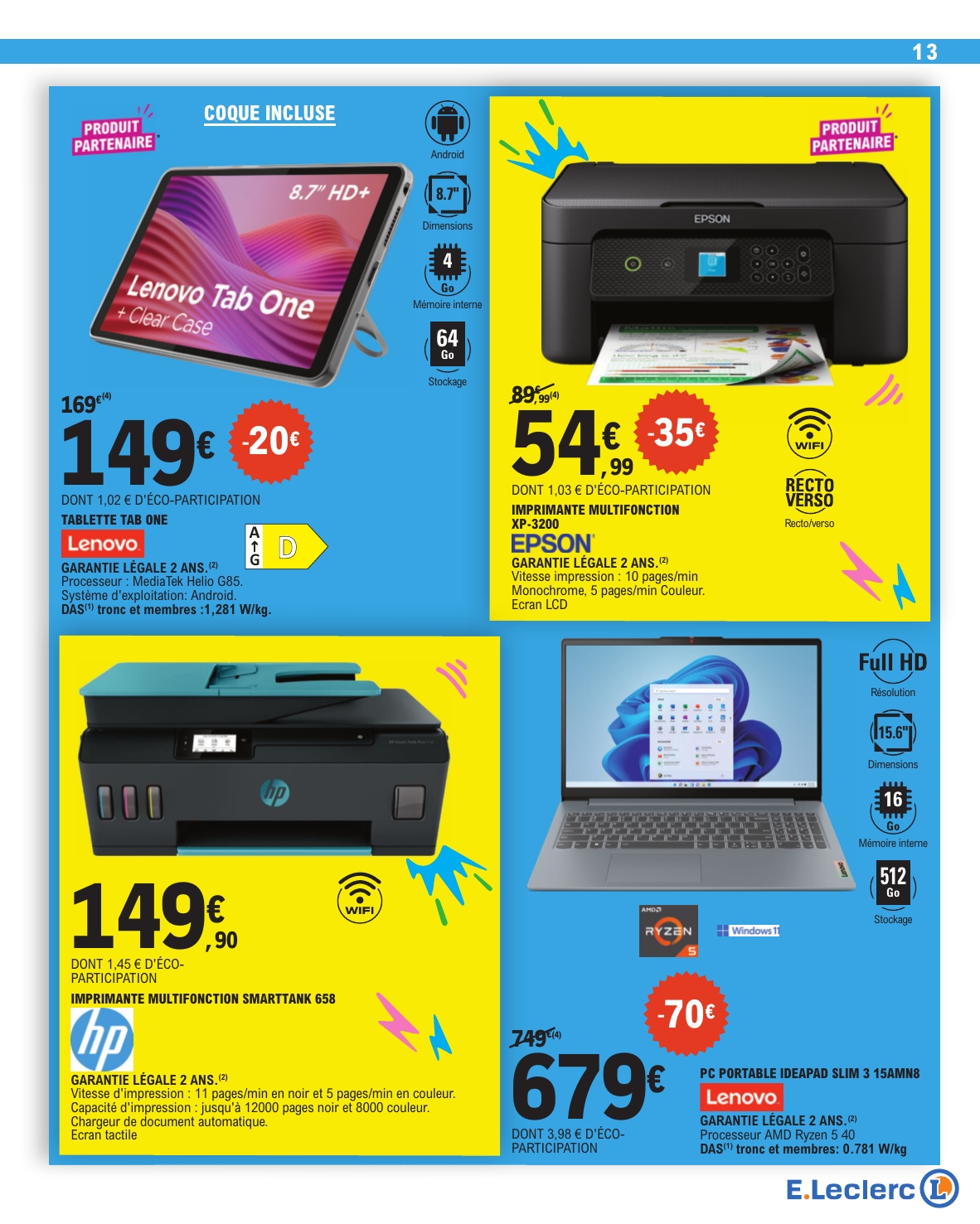 e-leclerc - Flyer E.Leclerc pour la semaine prochaine du du mardi 15/09/2026 au du samedi 26/09/2026 - page: 13