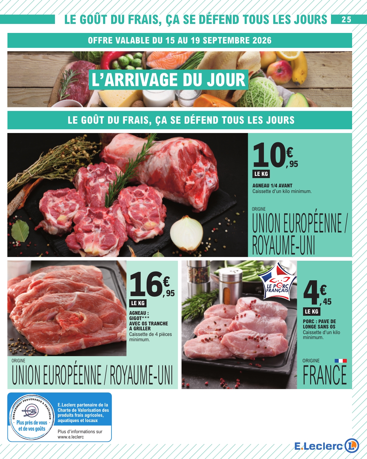 e-leclerc - Flyer E.Leclerc pour la semaine prochaine du du mardi 15/09/2026 au du samedi 26/09/2026 - page: 25