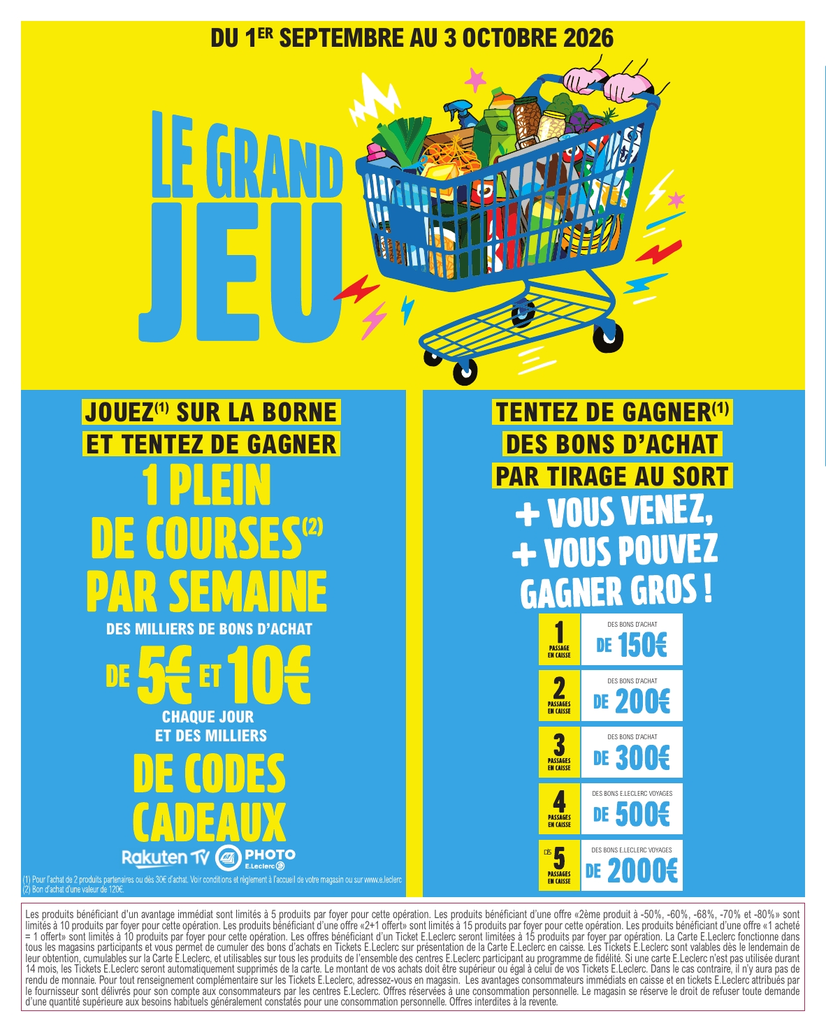e-leclerc - Flyer E.Leclerc pour la semaine prochaine du du mardi 15/09/2026 au du samedi 26/09/2026 - page: 2