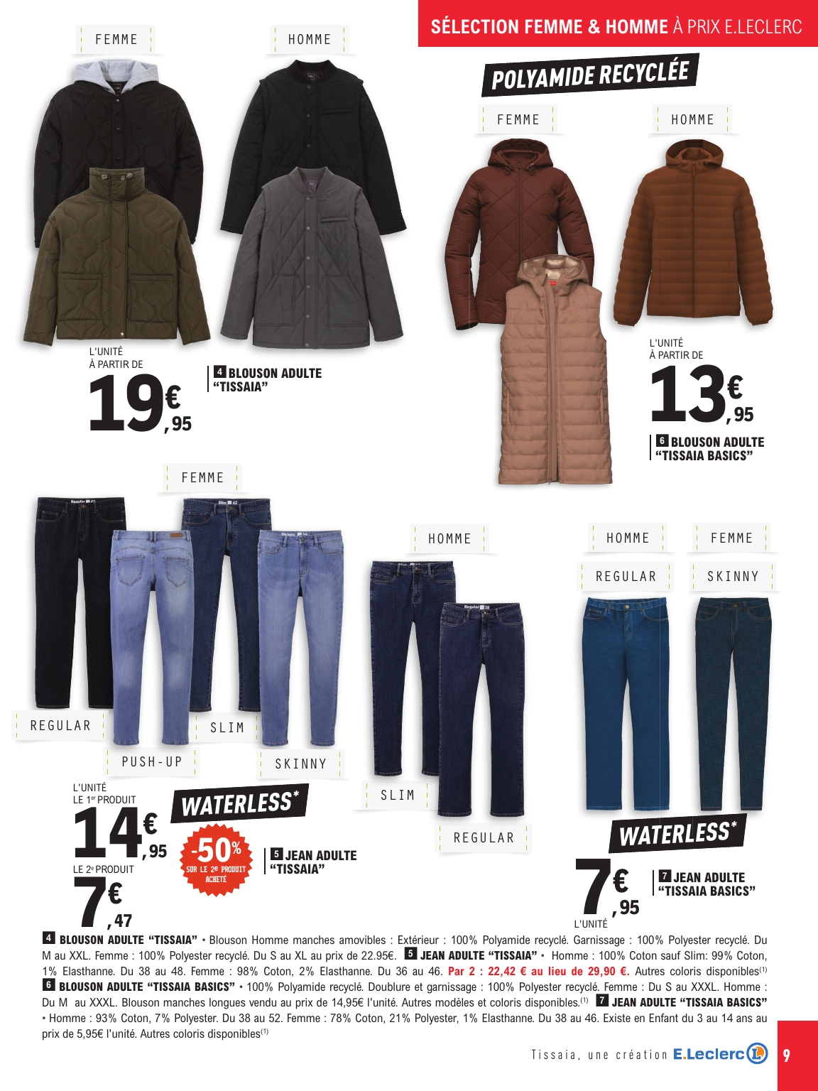 e-leclerc - Flyer E.Leclerc - Le rendez-vous jeans pour la semaine prochaine du du mardi 15/09/2026 au du samedi 26/09/2026 - page: 9