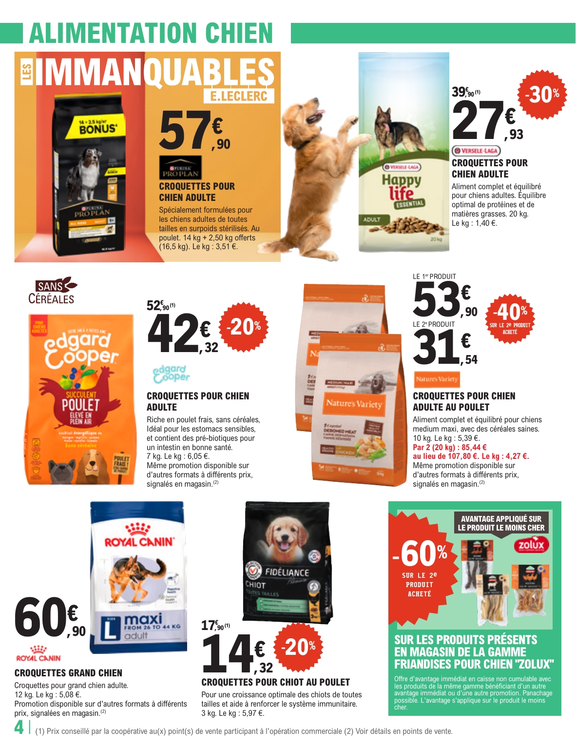 e-leclerc - Flyer E.Leclerc - Les promos animalerie pour la semaine prochaine du du mardi 15/09/2026 au du samedi 26/09/2026 - page: 4