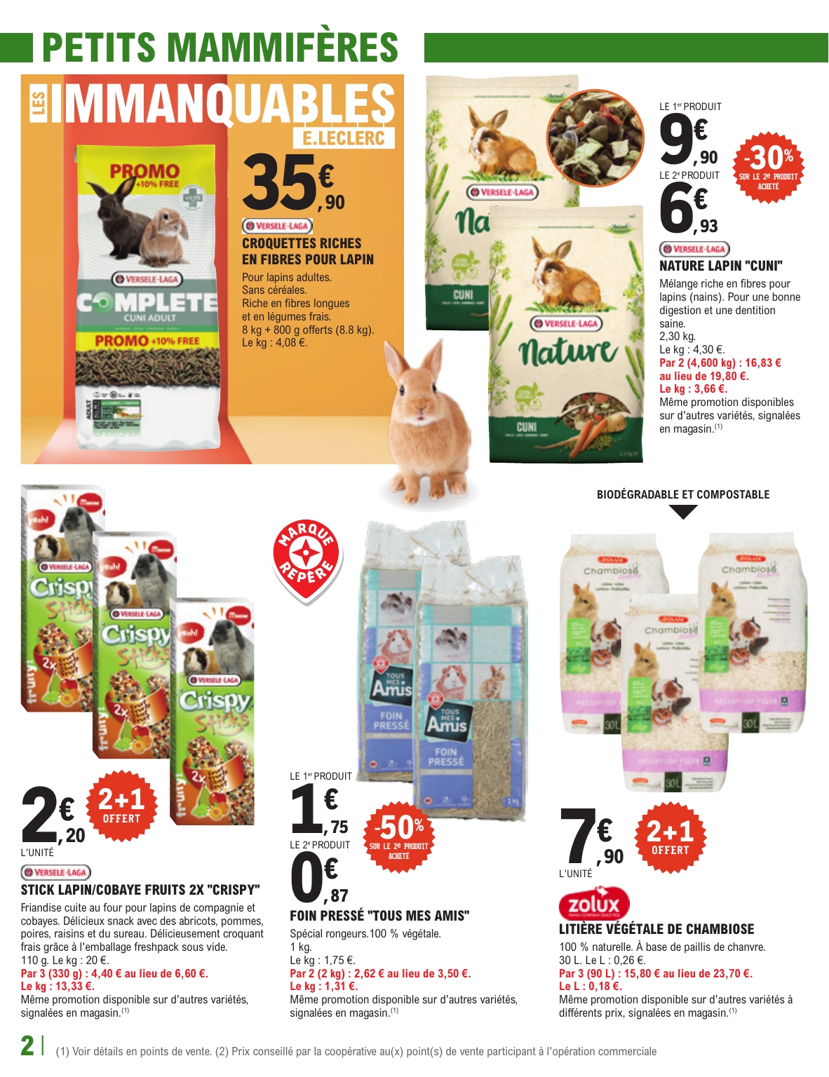 e-leclerc - Flyer E.Leclerc - Les promos animalerie pour la semaine prochaine du du mardi 15/09/2026 au du samedi 26/09/2026 - page: 2
