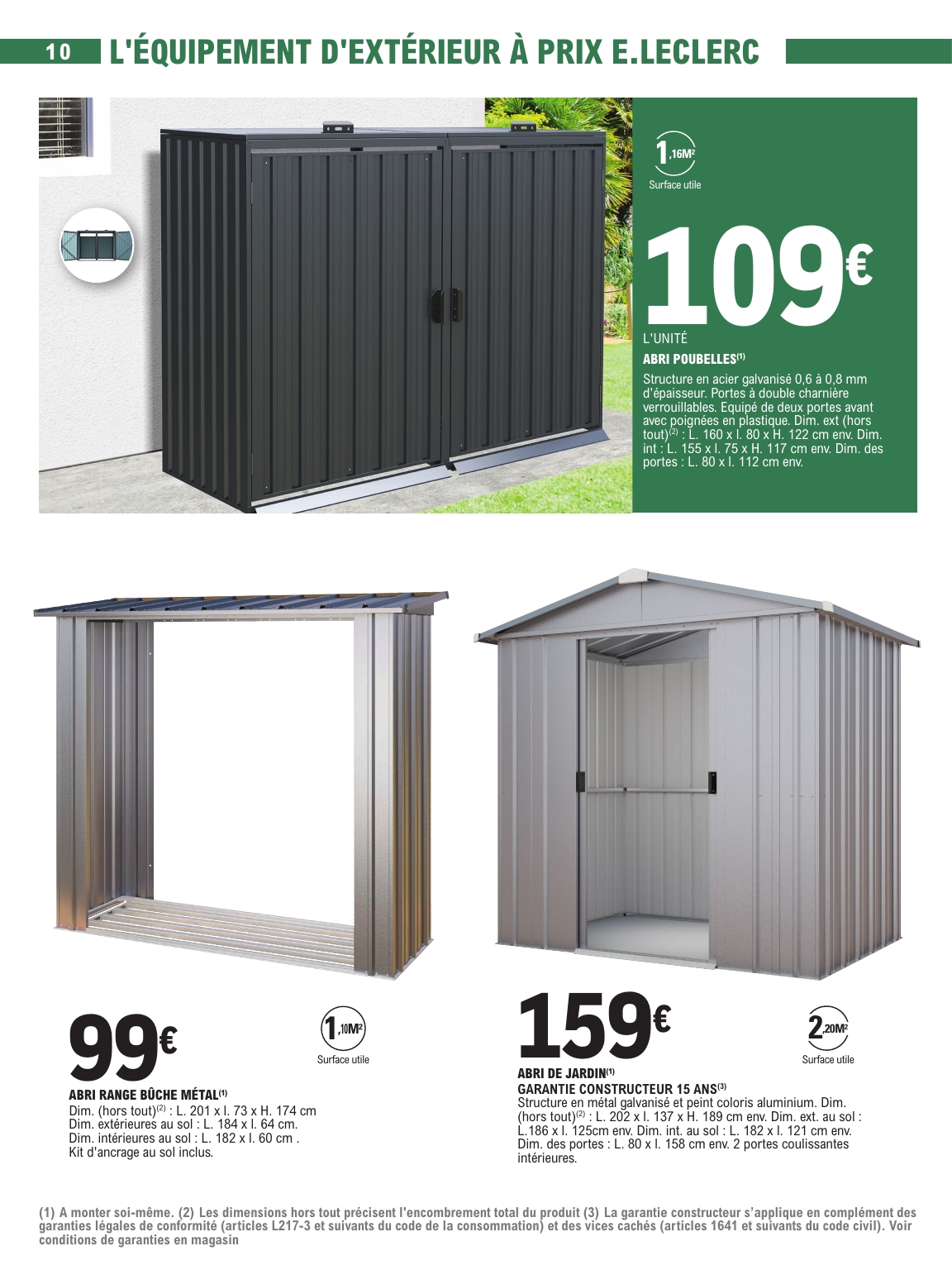 e-leclerc - Flyer E.Leclerc - Jardin, brico, chauffage pour la semaine prochaine du du mardi 22/09/2026 au du samedi 03/10/2026 - page: 10