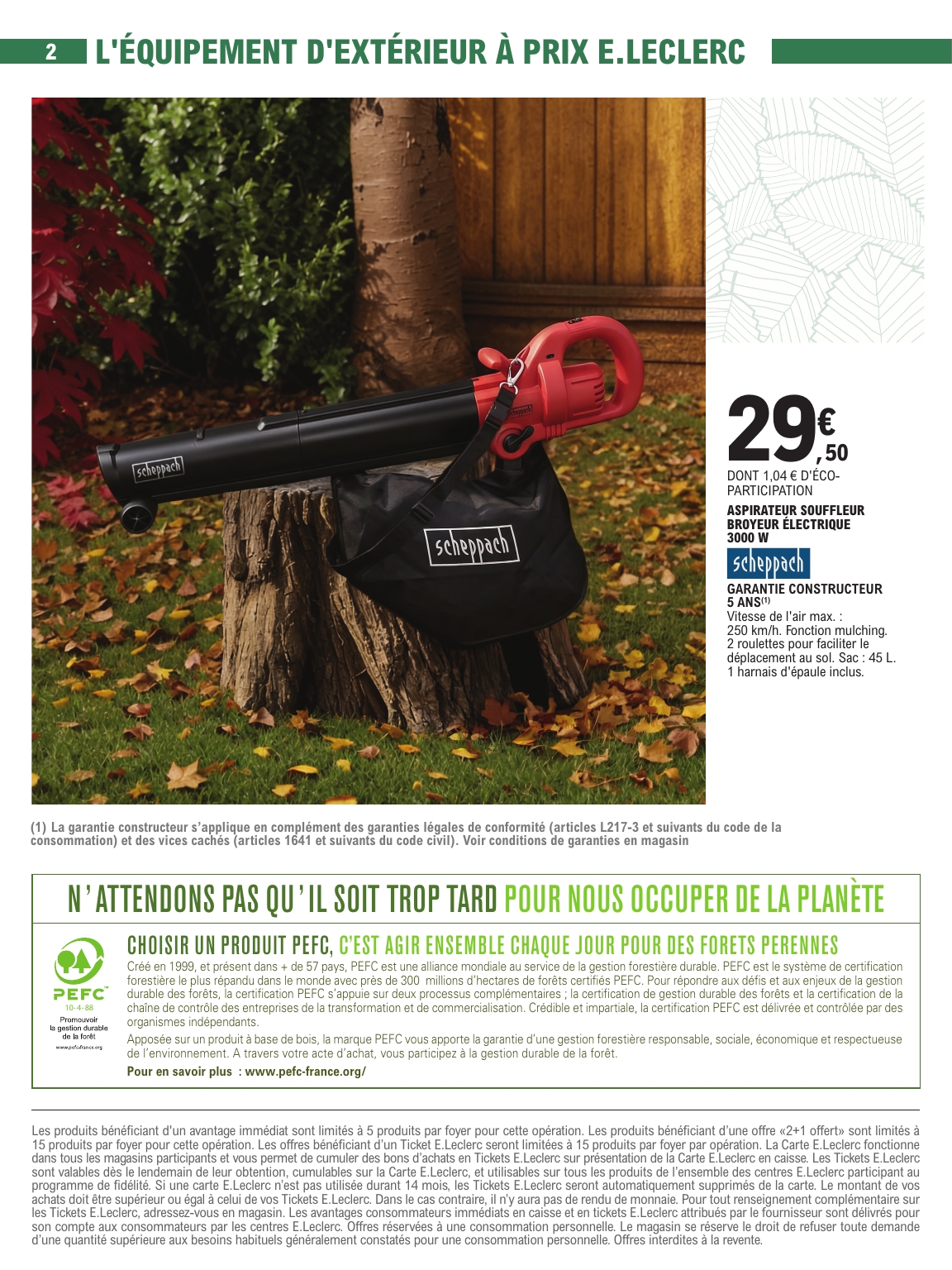e-leclerc - Flyer E.Leclerc - Jardin, brico, chauffage pour la semaine prochaine du du mardi 22/09/2026 au du samedi 03/10/2026 - page: 2