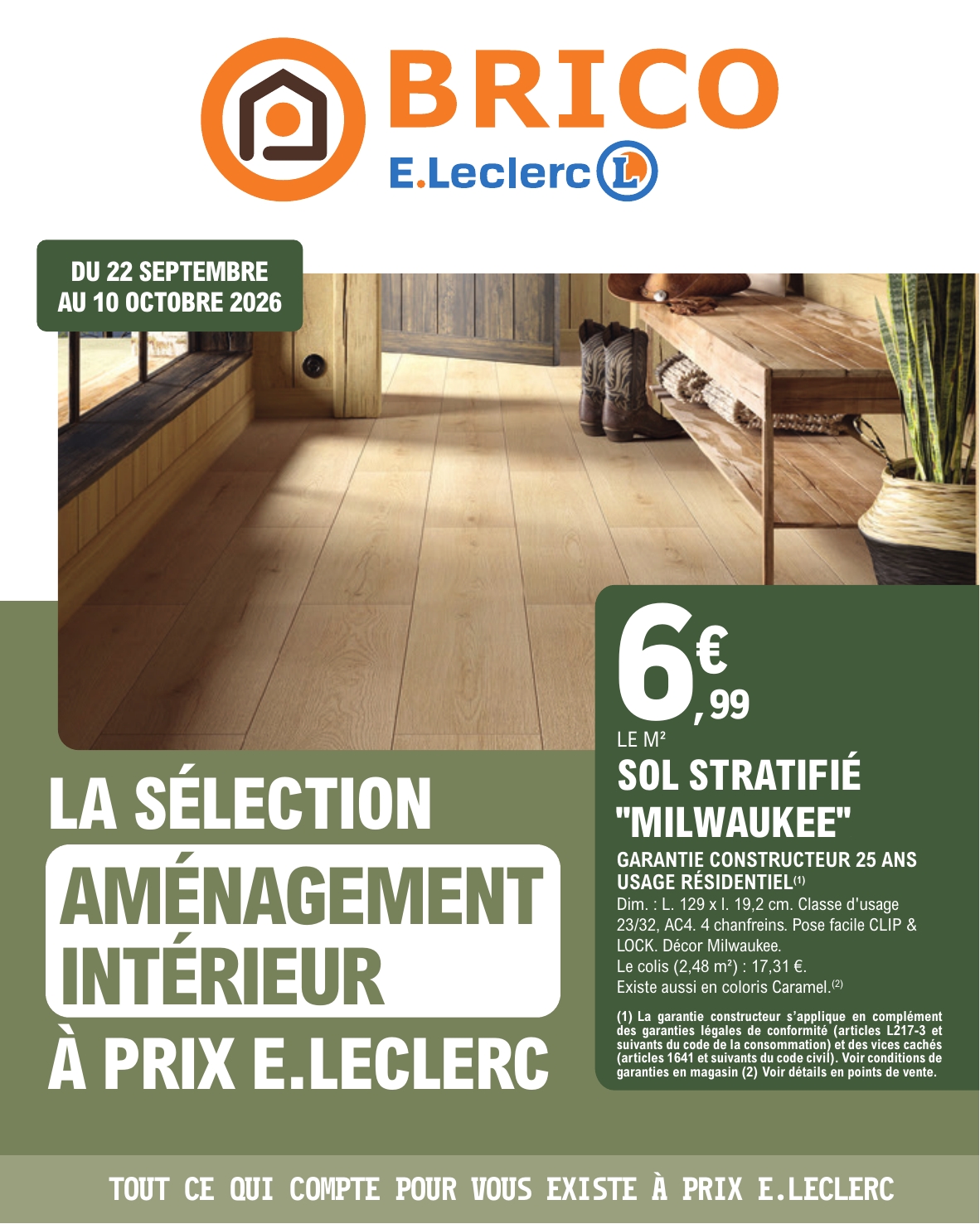 e-leclerc - Flyer E.Leclerc - Brico pour la semaine prochaine du du mardi 22/09/2026 au du samedi 10/10/2026
