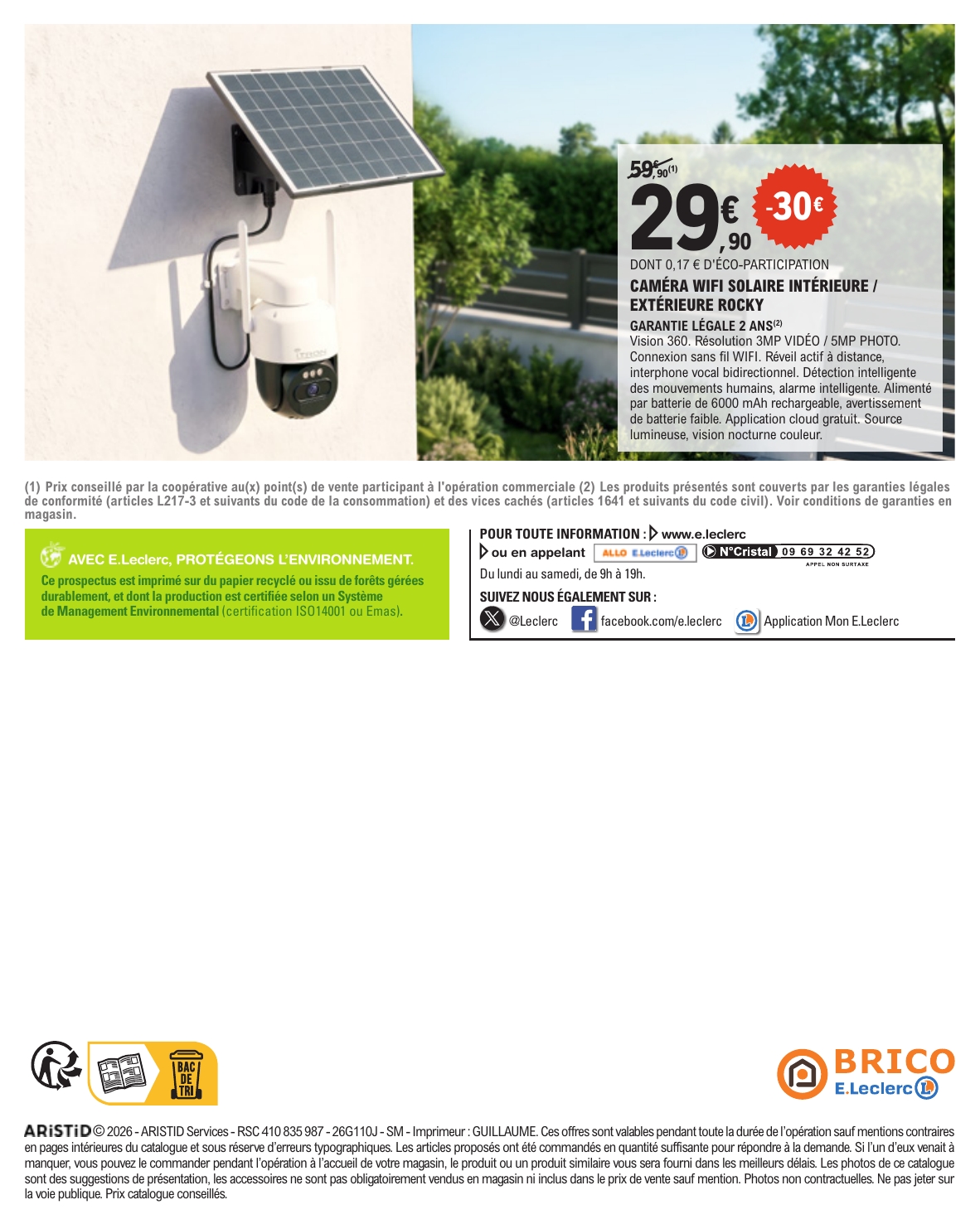 e-leclerc - Flyer E.Leclerc - Brico pour la semaine prochaine du du mardi 22/09/2026 au du samedi 10/10/2026 - page: 16