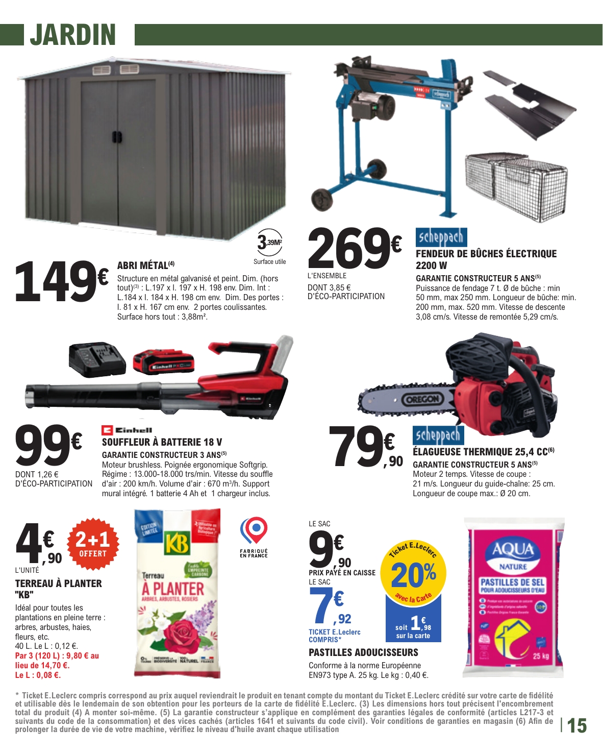 e-leclerc - Flyer E.Leclerc - Brico pour la semaine prochaine du du mardi 22/09/2026 au du samedi 10/10/2026 - page: 15