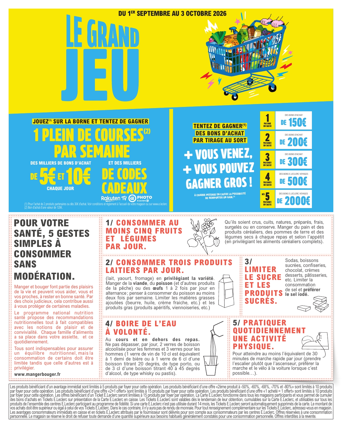 e-leclerc - Current E.Leclerc - Express leaflet valid from du mardi 22/09/2026 to du samedi 03/10/2026 - page: 2