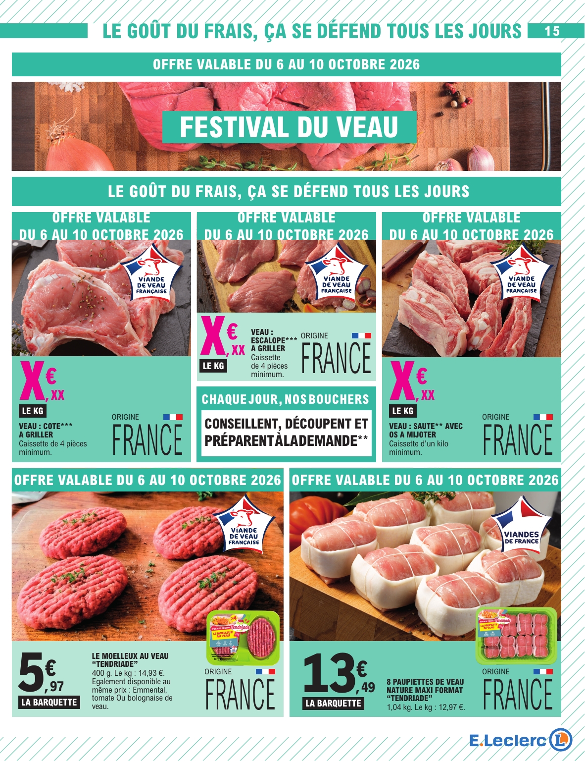 e-leclerc - Flyer E.Leclerc pour la semaine prochaine du du mardi 06/10/2026 au du samedi 17/10/2026 - page: 15