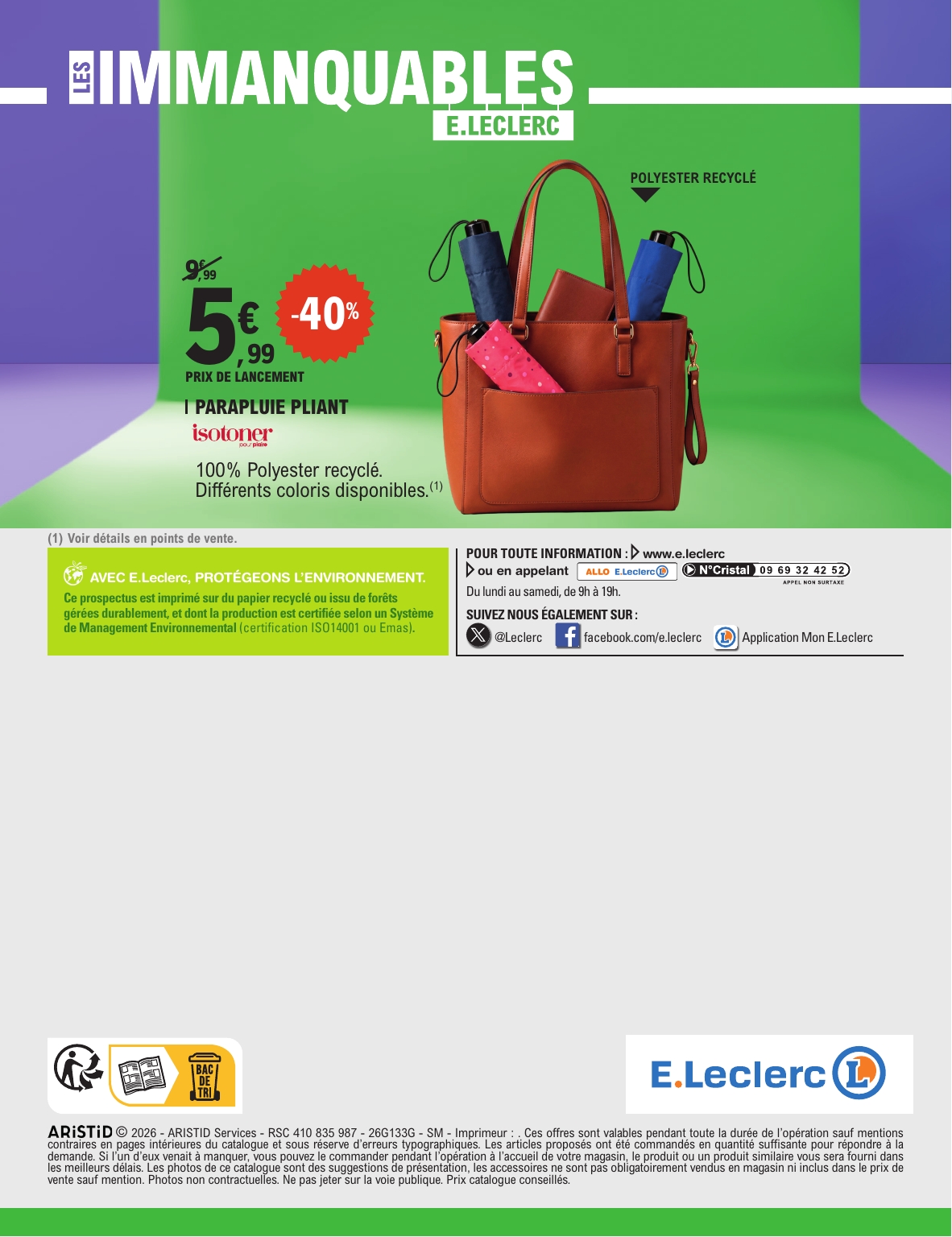 e-leclerc - Flyer E.Leclerc pour la semaine prochaine du du mardi 06/10/2026 au du samedi 17/10/2026 - page: 29