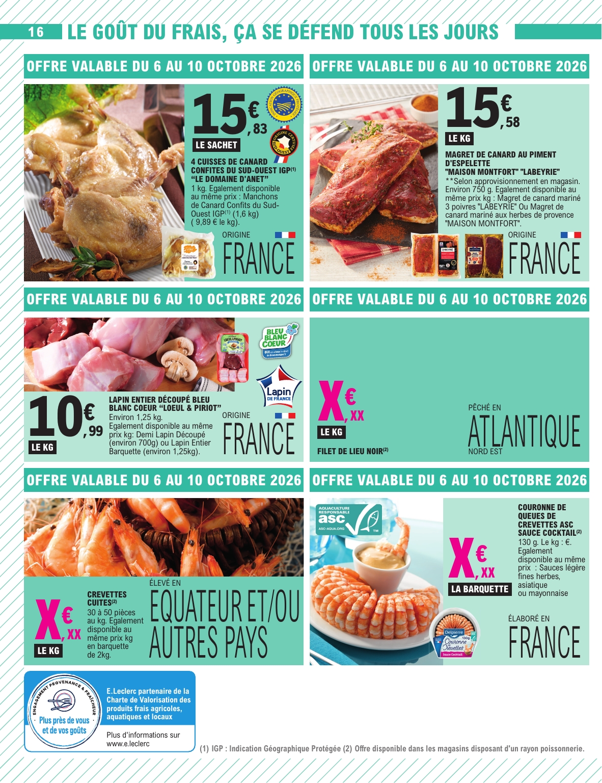 e-leclerc - Flyer E.Leclerc pour la semaine prochaine du du mardi 06/10/2026 au du samedi 17/10/2026 - page: 36