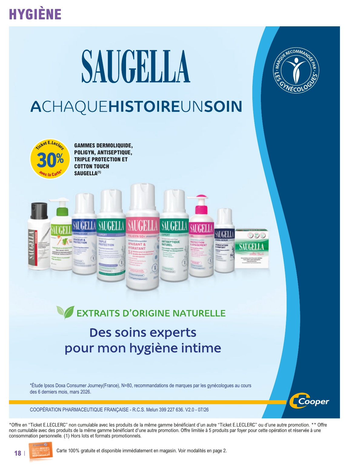 e-leclerc - Flyer E.Leclerc - Parapharmacie pour la semaine prochaine du du mardi 06/10/2026 au du samedi 31/10/2026 - page: 18