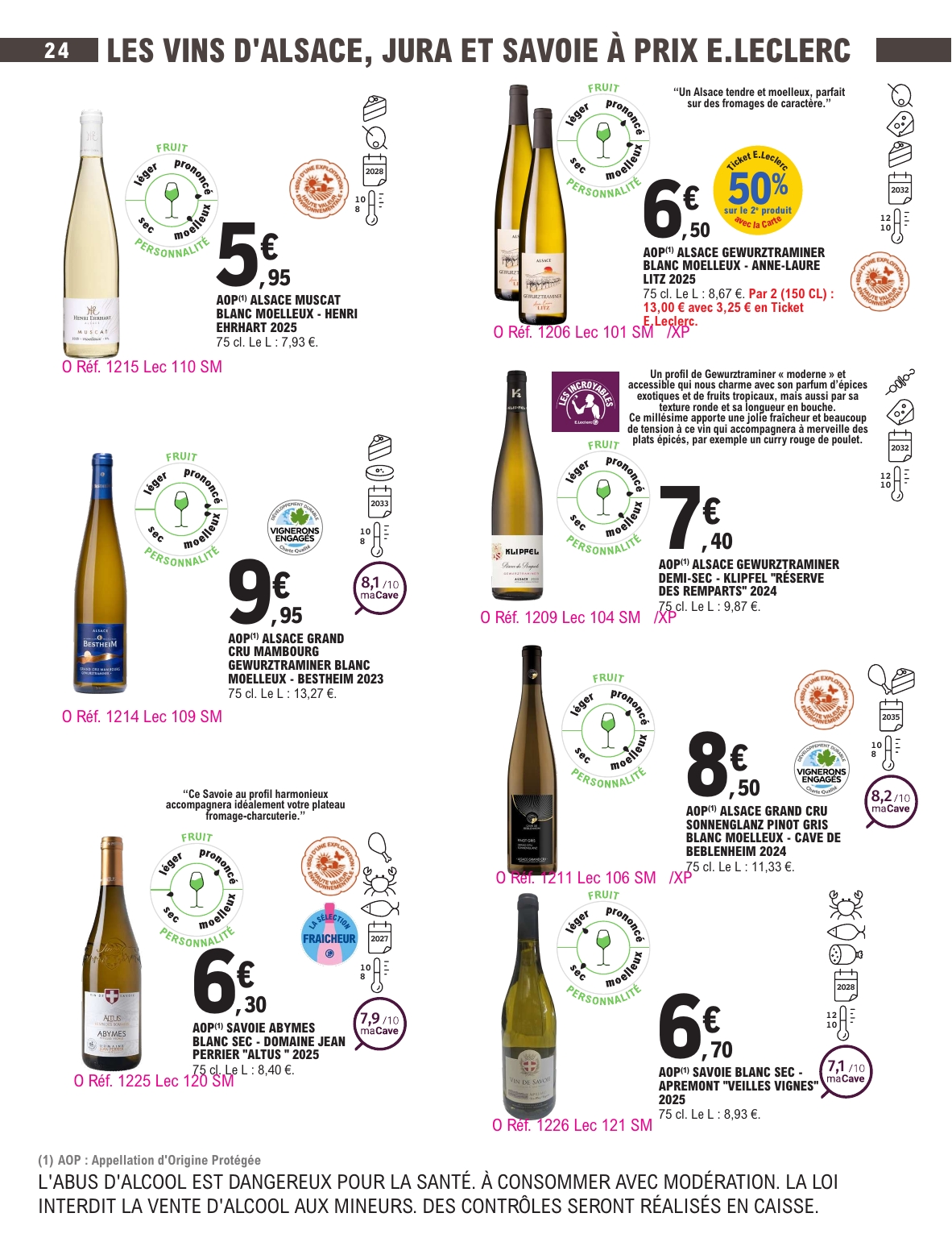 e-leclerc - Current E.Leclerc - Foire aux vins d'automne leaflet valid from du mardi 29/09/2026 to du samedi 10/10/2026 - page: 24
