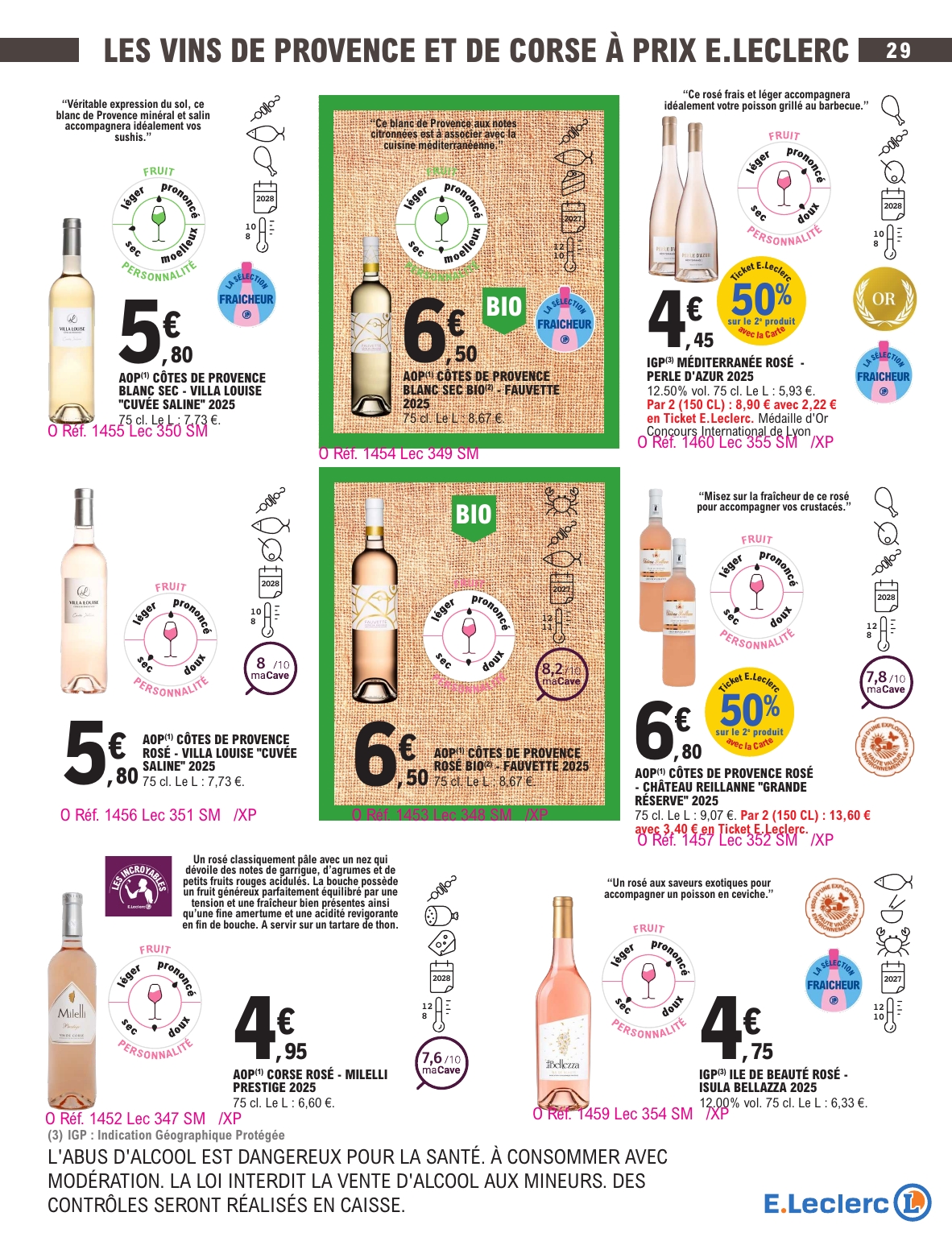 e-leclerc - Current E.Leclerc - Foire aux vins d'automne leaflet valid from du mardi 29/09/2026 to du samedi 10/10/2026 - page: 29