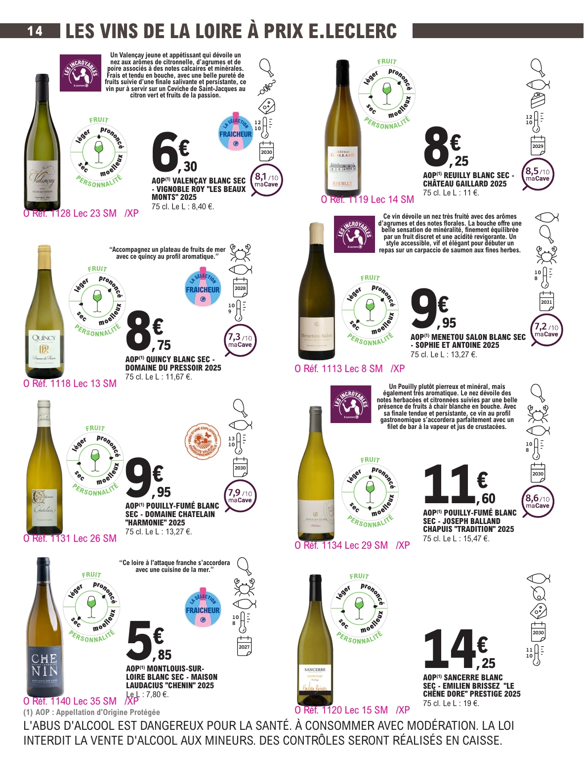 e-leclerc - Current E.Leclerc - Foire aux vins d'automne leaflet valid from du mardi 29/09/2026 to du samedi 10/10/2026 - page: 14