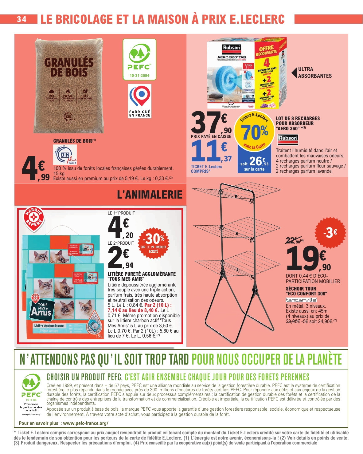 e-leclerc - Flyer E.Leclerc - Nos promos du moment pour la semaine prochaine du du mardi 13/10/2026 au du samedi 24/10/2026 - page: 34