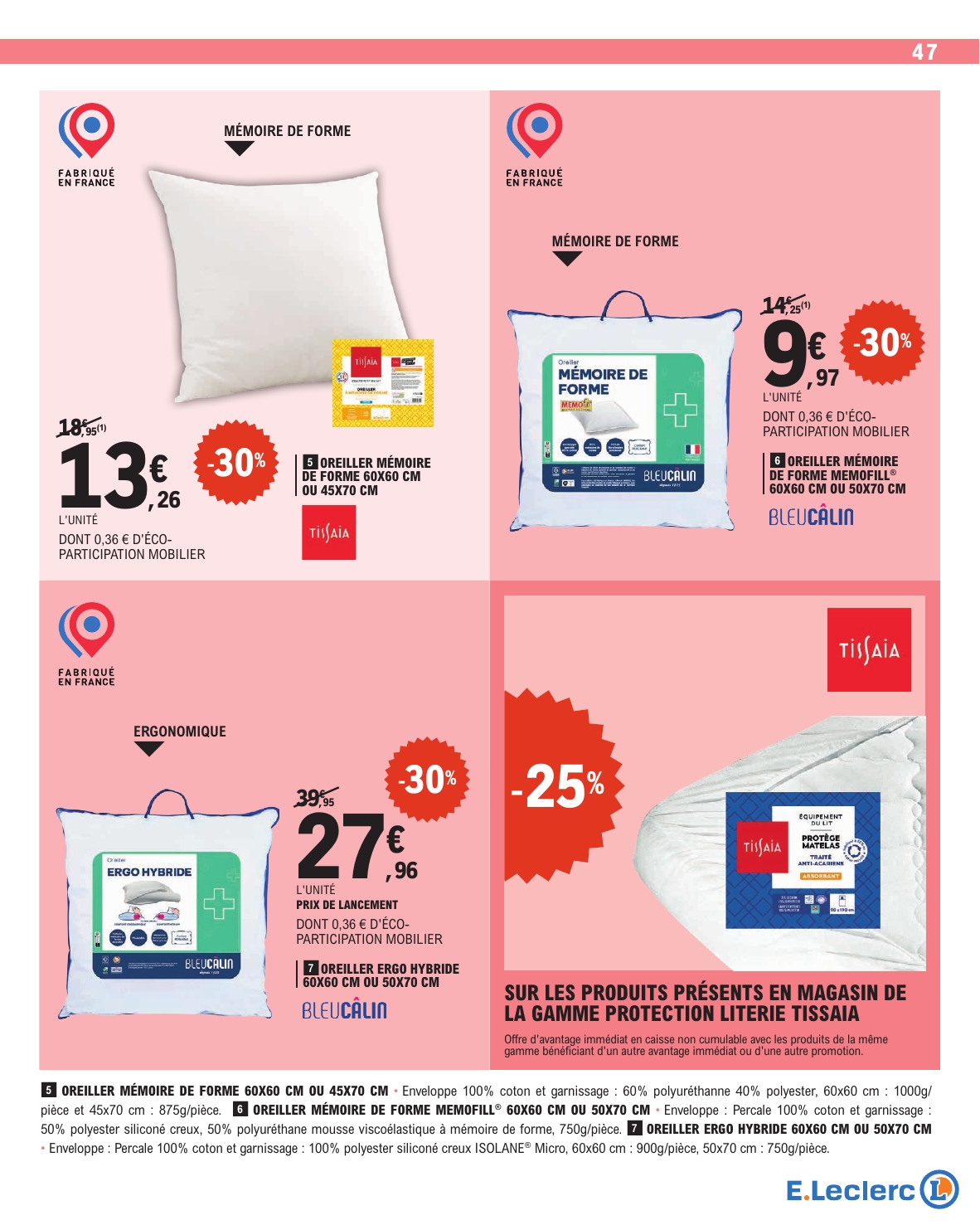 e-leclerc - Flyer E.Leclerc - Nos promos du moment pour la semaine prochaine du du mardi 13/10/2026 au du samedi 24/10/2026 - page: 47