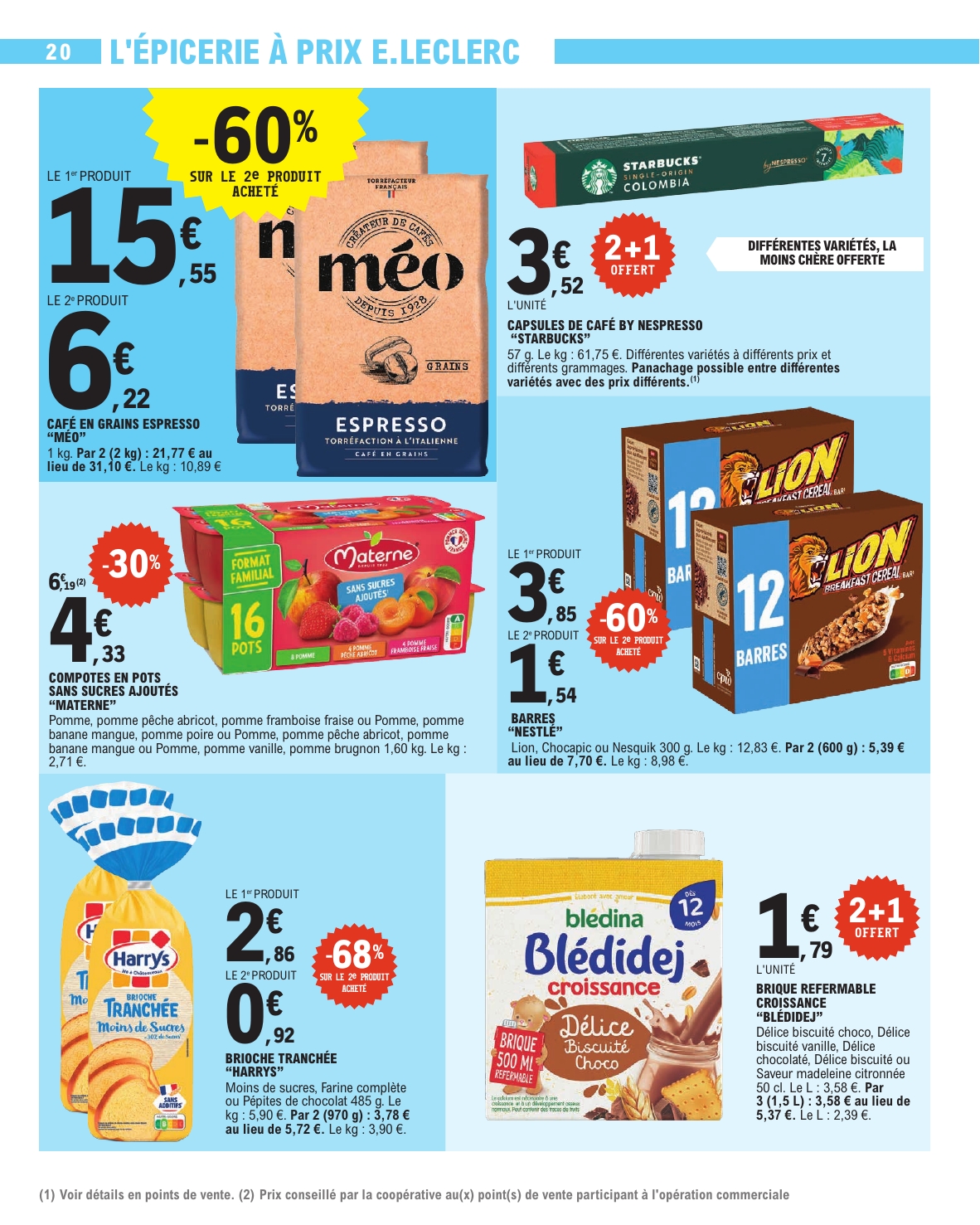 e-leclerc - Flyer E.Leclerc - Nos promos du moment pour la semaine prochaine du du mardi 13/10/2026 au du samedi 24/10/2026 - page: 20
