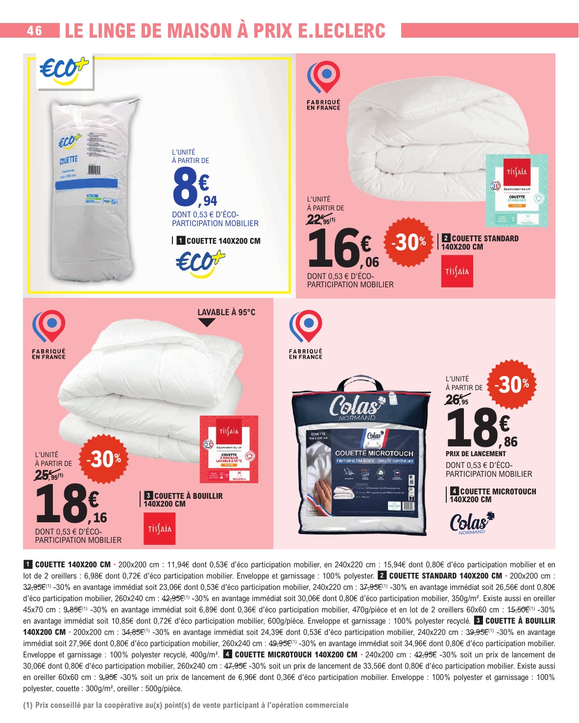 e-leclerc - Flyer E.Leclerc - Nos promos du moment pour la semaine prochaine du du mardi 13/10/2026 au du samedi 24/10/2026 - page: 46