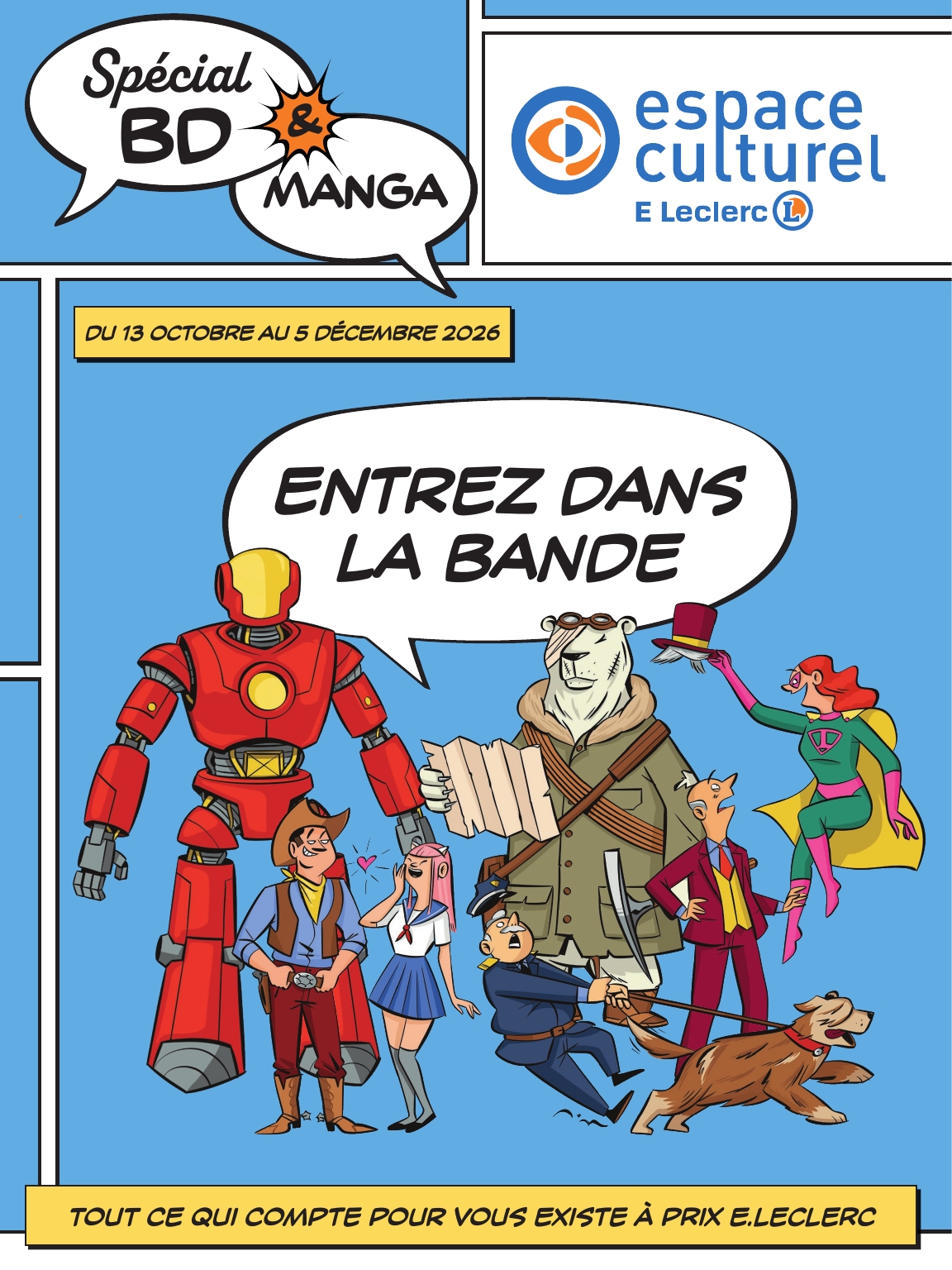 e-leclerc - Flyer E.Leclerc - Les BD à ne pas manquer pour la semaine prochaine du du mardi 13/10/2026 au du samedi 05/12/2026