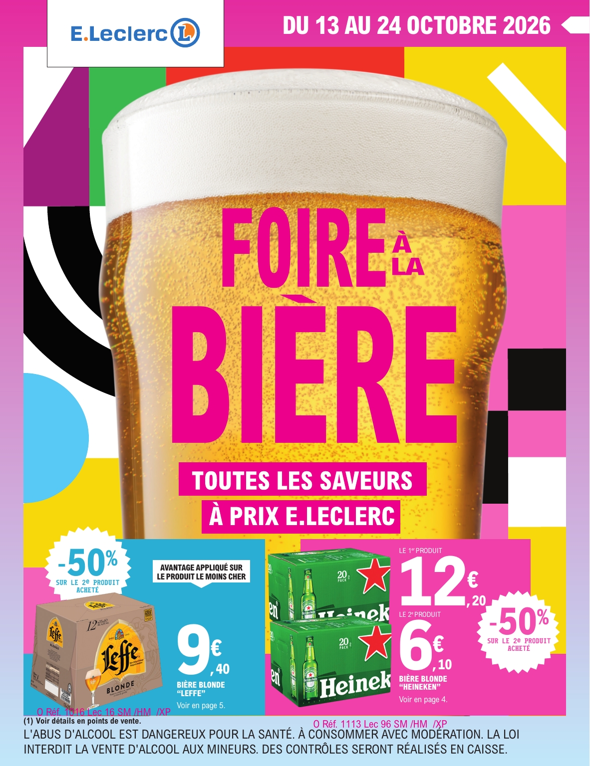 e-leclerc - Flyer E.Leclerc - Foire à la bière pour la semaine prochaine du du mardi 13/10/2026 au du samedi 24/10/2026