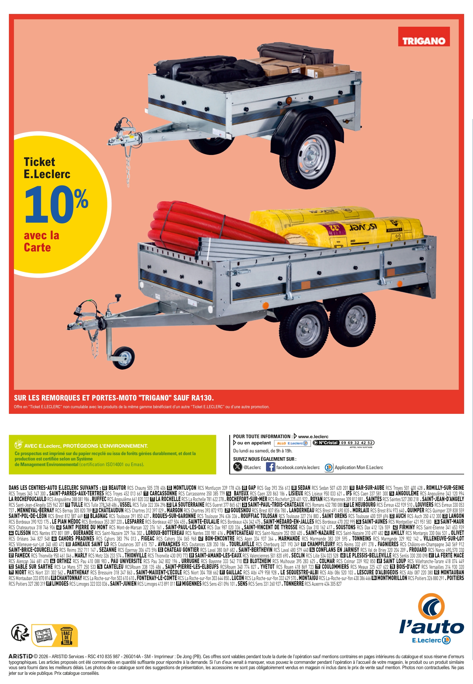 e-leclerc - Flyer E.Leclerc - L'Auto pour la semaine prochaine du du mardi 13/10/2026 au du samedi 31/10/2026 - page: 8