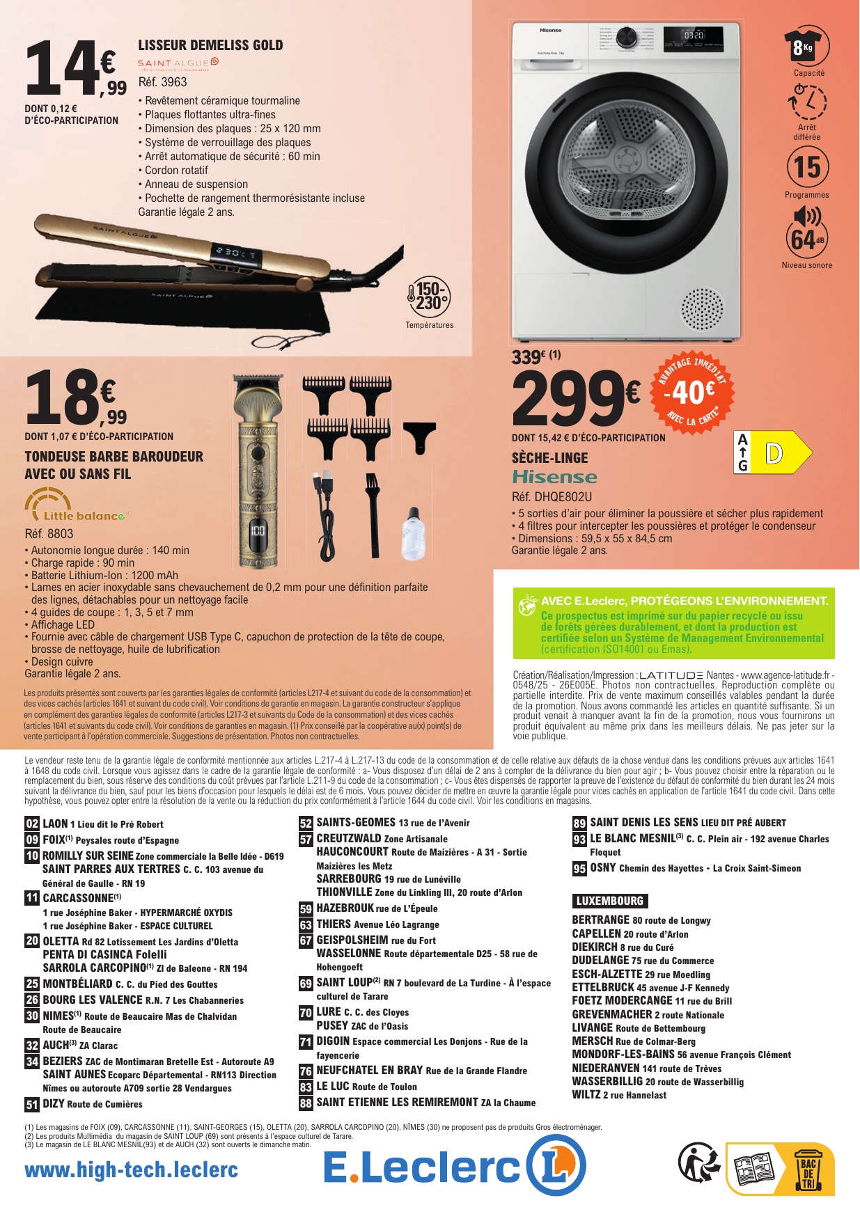 e-leclerc - Current E.Leclerc - Bons plans d'octobre leaflet valid from du mardi 13/10/2026 to du samedi 24/10/2026 - page: 4