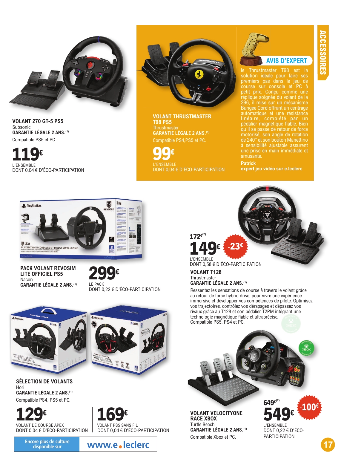 e-leclerc - Flyer E.Leclerc - Le guide jeu vidéo pour la semaine prochaine du du mardi 20/10/2026 au du samedi 07/11/2026 - page: 17