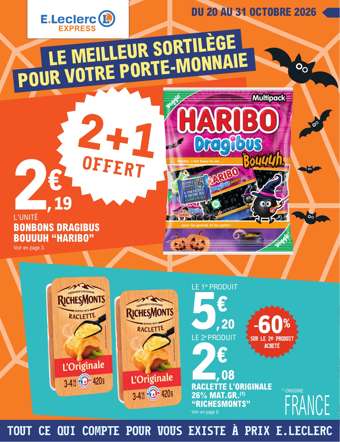 e-leclerc - Flyer E.Leclerc - Express pour la semaine prochaine du du mardi 20/10/2026 au du samedi 31/10/2026 - page: 1