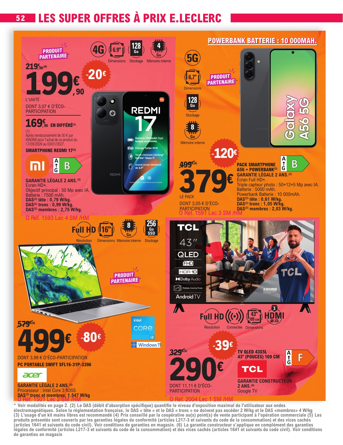 e-leclerc - Flyer E.Leclerc pour la semaine prochaine du du mardi 27/10/2026 au du samedi 07/11/2026 - page: 55