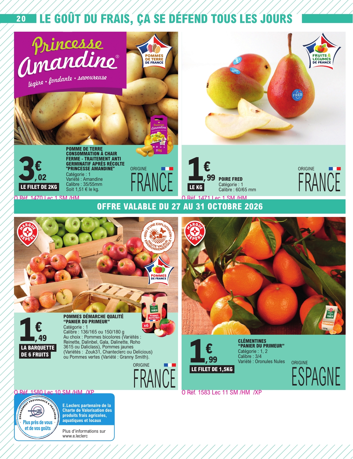 e-leclerc - Flyer E.Leclerc pour la semaine prochaine du du mardi 27/10/2026 au du samedi 07/11/2026 - page: 20