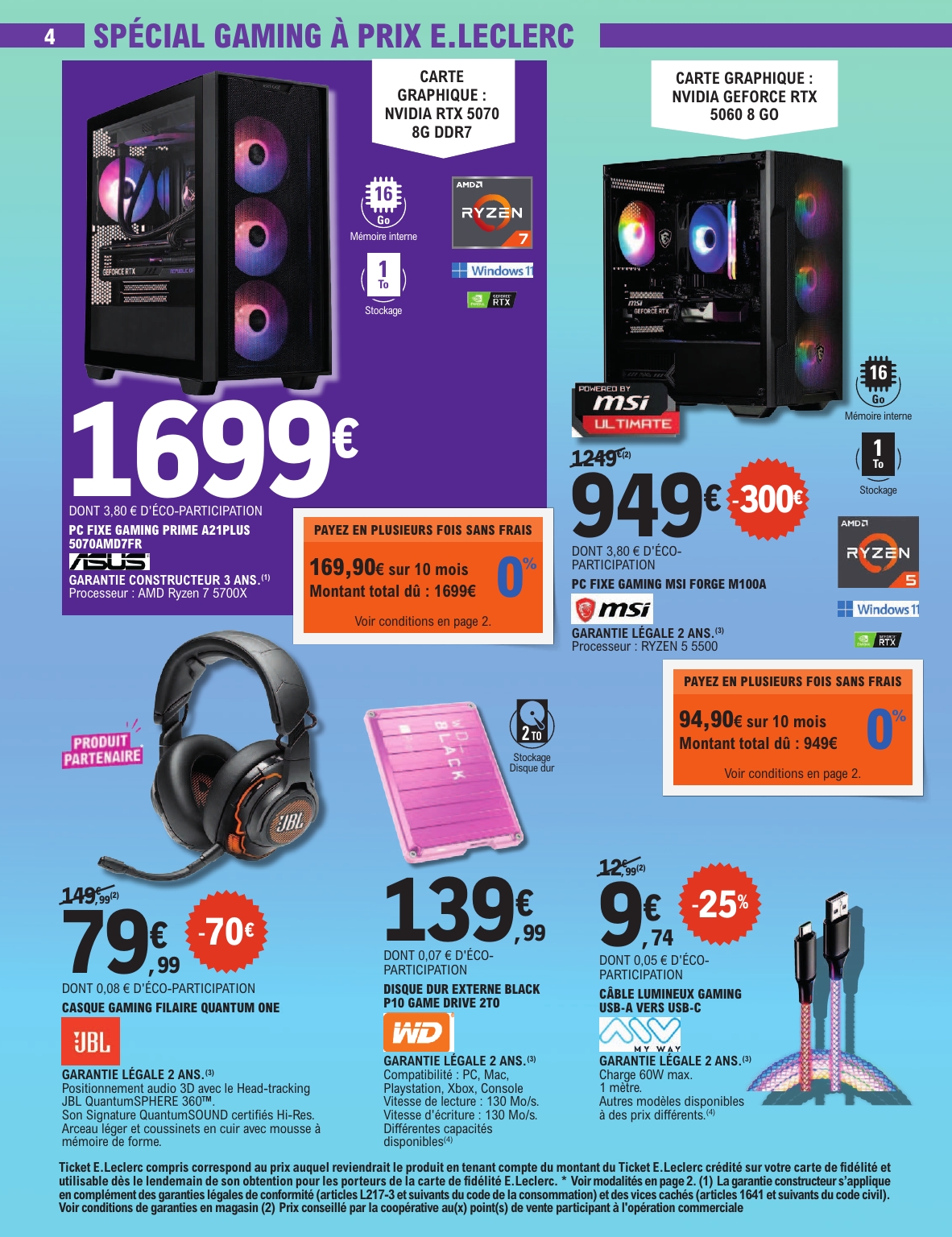 e-leclerc - Flyer E.Leclerc - Spécial high-tech pour la semaine prochaine du du mardi 27/10/2026 au du samedi 07/11/2026 - page: 4