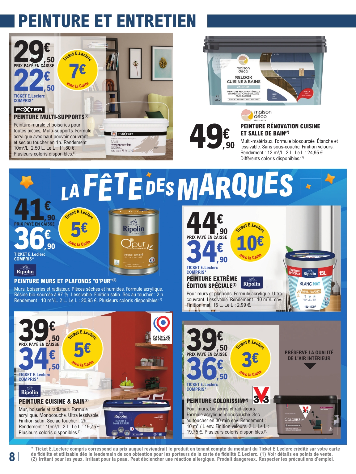 e-leclerc - Flyer E.Leclerc - Brico, fête des marques pour la semaine prochaine du du mardi 27/10/2026 au du samedi 14/11/2026 - page: 8
