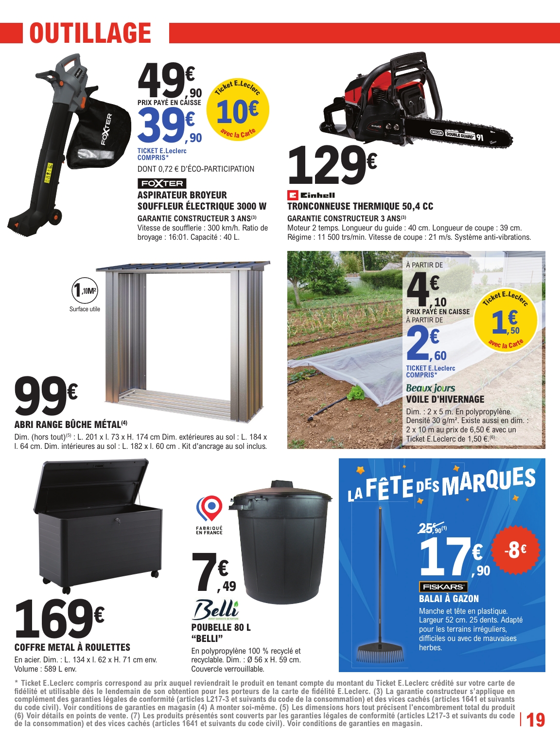 e-leclerc - Flyer E.Leclerc - Brico, fête des marques pour la semaine prochaine du du mardi 27/10/2026 au du samedi 14/11/2026 - page: 19