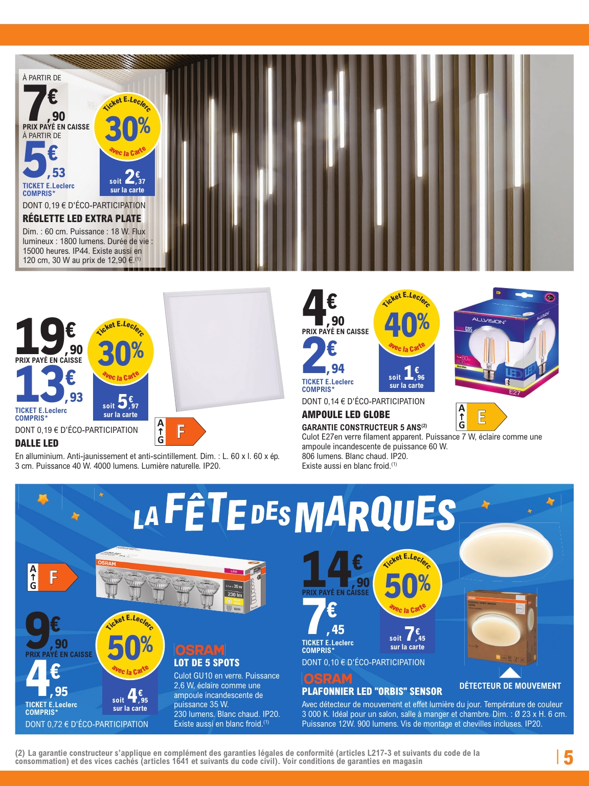 e-leclerc - Flyer E.Leclerc - Brico, fête des marques pour la semaine prochaine du du mardi 27/10/2026 au du samedi 14/11/2026 - page: 5