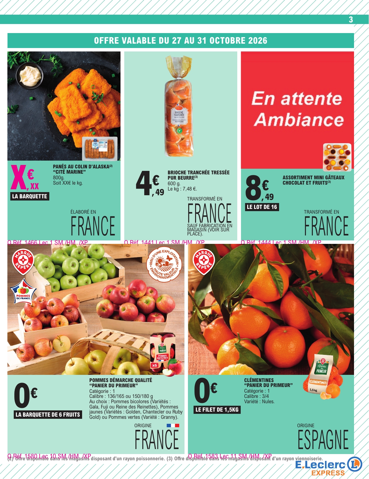 e-leclerc - Flyer E.Leclerc - Express pour la semaine prochaine du du mardi 27/10/2026 au du samedi 07/11/2026 - page: 3