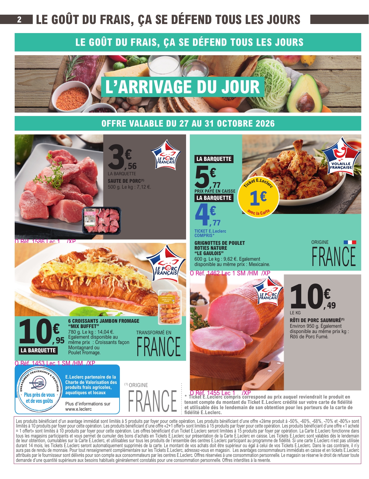 e-leclerc - Flyer E.Leclerc - Express pour la semaine prochaine du du mardi 27/10/2026 au du samedi 07/11/2026 - page: 2