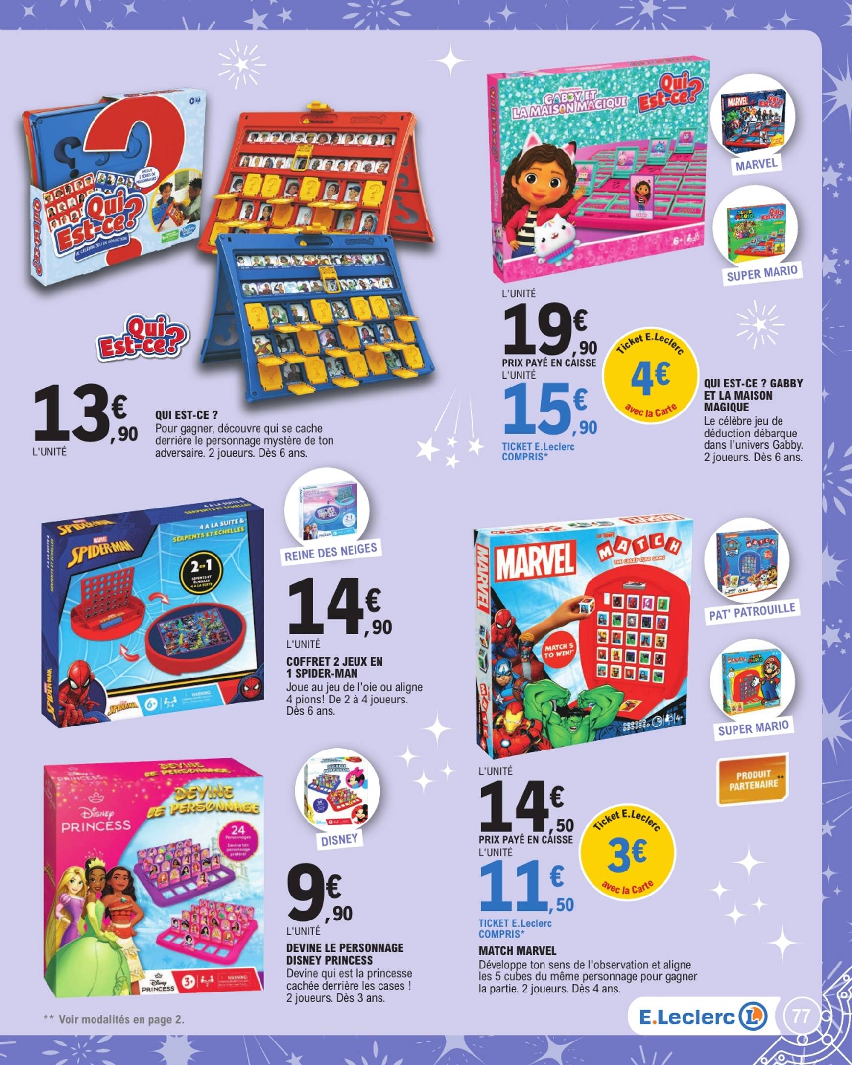 e-leclerc - Catalogue E.Leclerc - Spécial Jouets valable dès 22.10. - 31.12. - page: 77