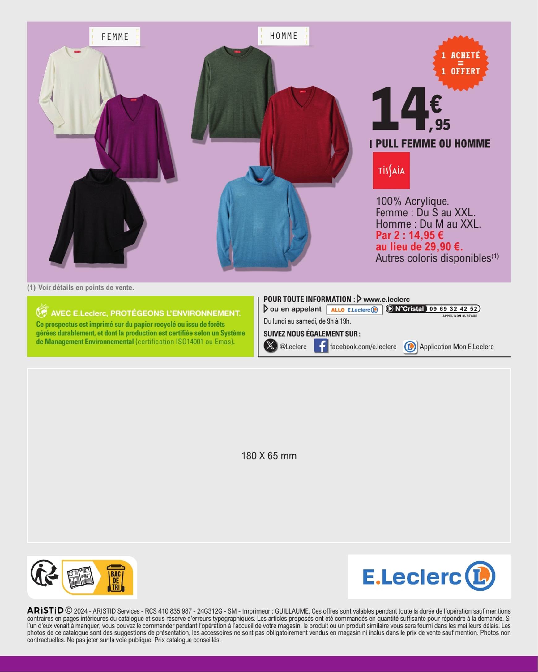 e-leclerc - Catalogue E.Leclerc valable dès 12.11. - 23.11. - page: 40