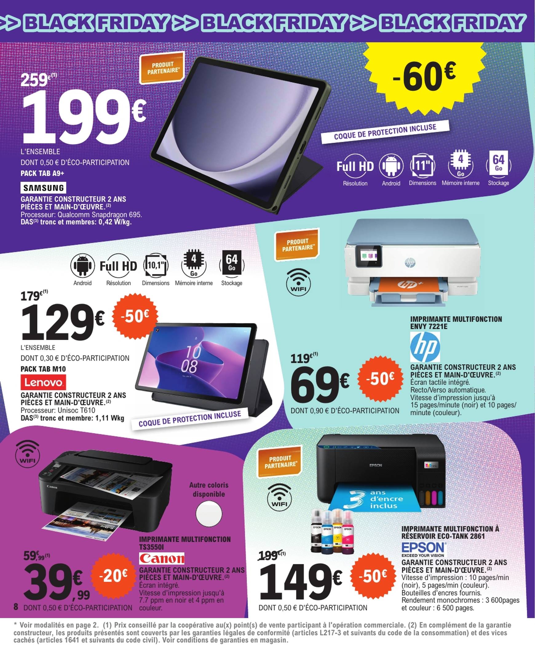 e-leclerc - Catalogue E.Leclerc - Black Friday valable dès 22/11 - 01/12 - page: 8