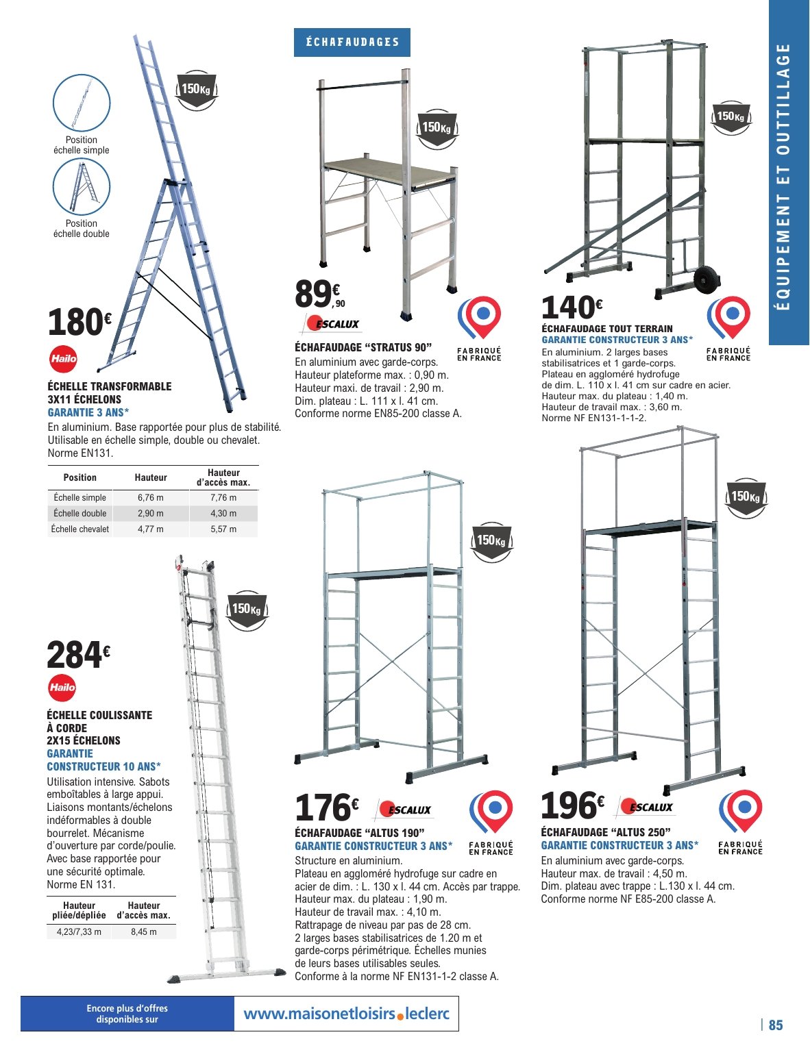 e-leclerc - Catalogue E.Leclerc - Construction valable dès 11/02 - 31/12 - page: 85