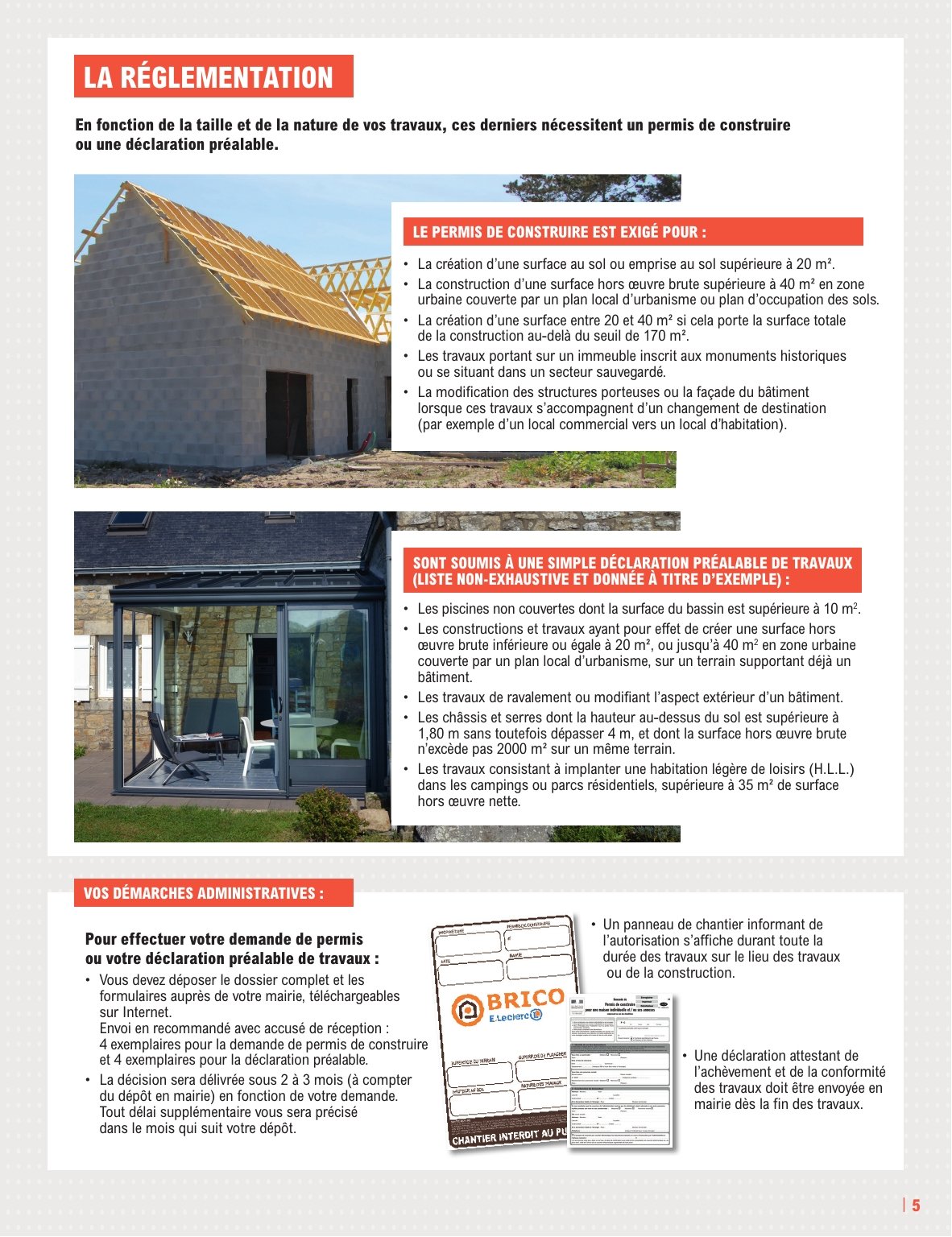 e-leclerc - Catalogue E.Leclerc - Construction valable dès 11/02 - 31/12 - page: 5