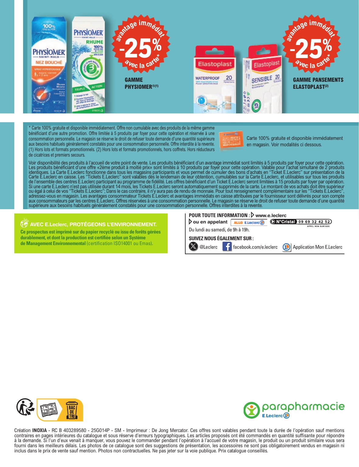 e-leclerc - Catalogue E.Leclerc - Parapharmacie valable dès 29/04 - 10/05 - page: 4